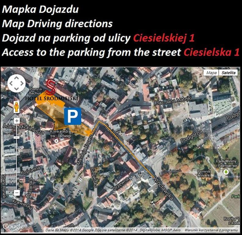 Hotel Srodmiejski Zielona Góra Kültér fotó